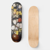 陶器の花瓶の花束(1610) スケートボード (正面)