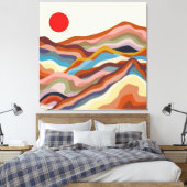 陶器の陛下 キャンバスプリント (インサイチュ (寝室))