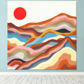 陶器の陛下 キャンバスプリント (インサイチュ (ウッドフロア))