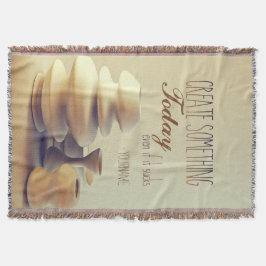 陶器は吸っても何かを今日作成します スローブランケット