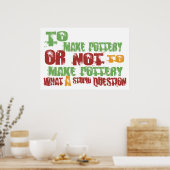 陶器を作る ポスター (キッチン)