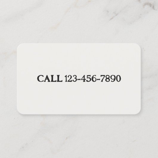 陶器カスタム製QR 名刺 (裏面)