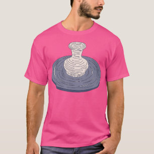 陶器クラス陶芸家ホイールクレイウェア Tシャツ