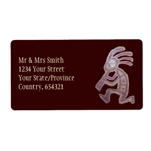 陶器ココペリ ラベル (正面)