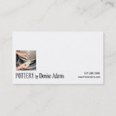 "陶器デザイナーII" -製陶術 名刺 (裏面)