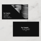 陶器ボール 名刺 (正面/裏面)