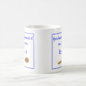 陶器マグカップのギリシャ語の格言 コーヒーマグカップ (中央)
