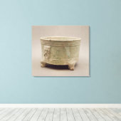 陶器三脚器 キャンバスプリント (インサイチュ (ウッドフロア))