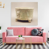 陶器三脚器 キャンバスプリント (インサイチュ (リビング))