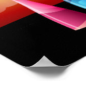 陶器付きアフリカ人女性 ポスター (角)