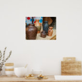 陶器展示 ポスター (キッチン)