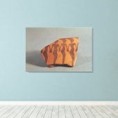 陶器片 キャンバスプリント (インサイチュ (ウッドフロア))