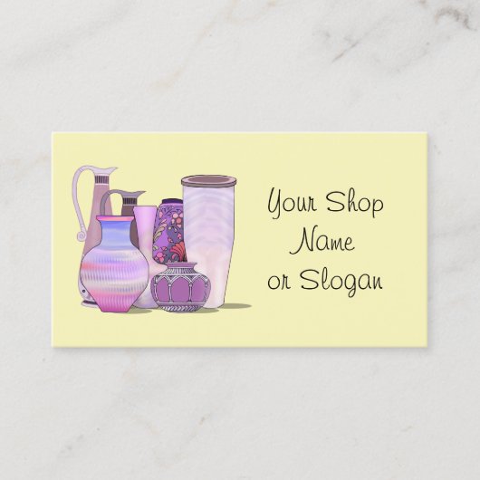 陶器用品店名刺 名刺 (正面)