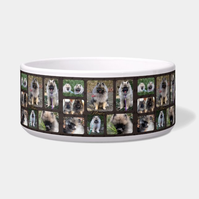 陶器製のドッグ皿 ボウル (正面)