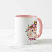 陶器製マグカップ 子猫 マグカップ (正面右)