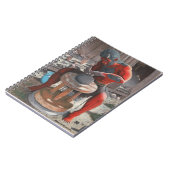 陶器車輪を使った鬼ファンタジー螺旋手帳 ノートブック (左側)