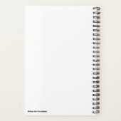 陶器車輪を用いた鬼ろくろファンタジープランナー プランナー手帳 (裏面)