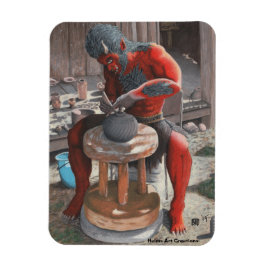 陶器車輪を用いた鬼ファンタジー可撓磁石 マグネット