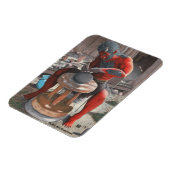 陶器車輪を用いた鬼ファンタジー可撓磁石 マグネット (左側)