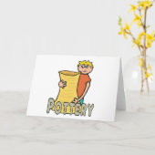 陶器 カード (黄色い花)