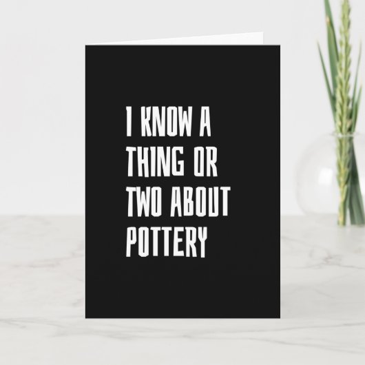 陶器 カード (正面)