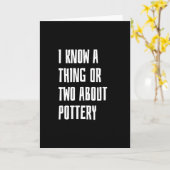 陶器 カード (黄色い花)