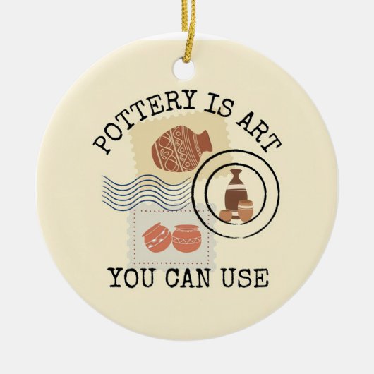 陶器 セラミックオーナメント (正面)