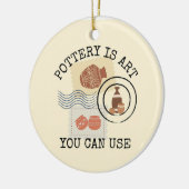 陶器 セラミックオーナメント (左)