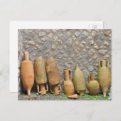 陶器 – ポンペイ（イタリア） ポストカード (正面/裏面)