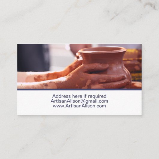 陶器 名刺 (裏面)