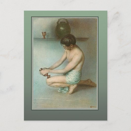 陶工の手は震えたのか？ ポストカード (正面)