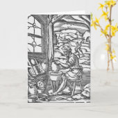 陶工1574年 カード (黄色い花)