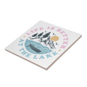 陶瓦の湖畔は命が好い タイル (側面)