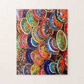 陶磁カラフル器装飾陶磁器 ジグソーパズル (縦)