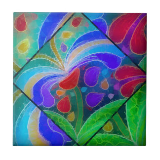 陶磁器のアクセントのタイル タイル