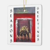 陶磁器のオーナメント セラミックオーナメント (左)