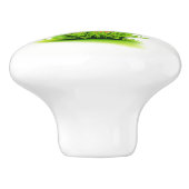 陶磁器のキャビネットのノブデイジー牛 セラミックノブ (側面)