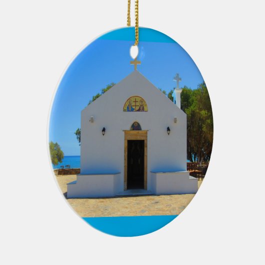 陶磁器のギリシャ正教会のオーナメント セラミックオーナメント (右)