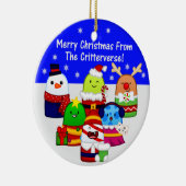 陶磁器のクリスマスのオーナメント セラミックオーナメント (右)