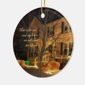 陶磁器のクリスマスのオーナメント セラミックオーナメント (左)