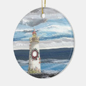 陶磁器のクリスマスオーナメント セラミックオーナメント (左)