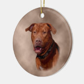 陶磁器のクリスマスツリーのオーナメント セラミックオーナメント (左)