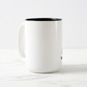 陶磁器のコーヒー・マグ ツートーンマグカップ (正面左)