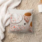 陶磁器のティーセット クッション (ブランケット)