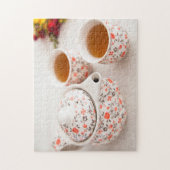陶磁器のティーセット ジグソーパズル (縦)