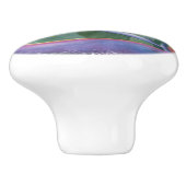 陶磁器のノブ極楽鳥 セラミックノブ (側面)