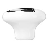 陶磁器のノブ。 パンダ セラミックノブ (側面)