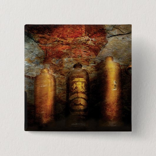 陶磁器のボトル 缶バッジ (正面)