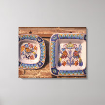 陶磁器のポスタ伝統的ープラークの鳩の模様