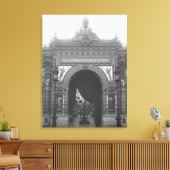 陶磁器のポルティコ キャンバスプリント (インサイチュ (リビング))